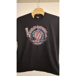 Harley-Davidson Shirt Mens 3XL Black Black Bear Wytheville Virginia Dealer Tee
